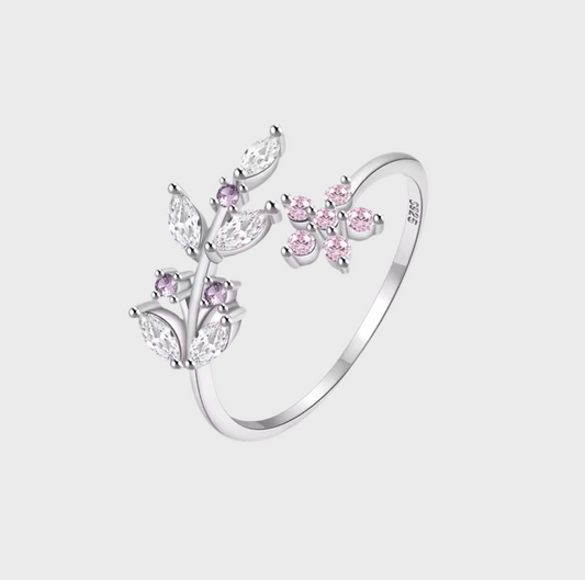 “Alyssa” Flower Garden Ring