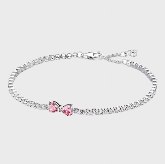 “Lyra” Mini Bow Tennis Bracelet